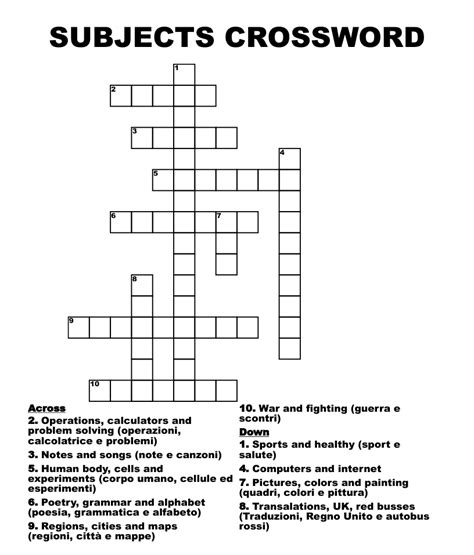 Seti subjects nyt crossword - SUBJECTS NYT Crossword Clue Answer. This clue was last seen on NYTimes September 14, 2022 Puzzle. If you are done solving this clue take a look below to the other clues found on today's puzzle in case you may need help with any of them. In front of each clue we have added its number and position on the …